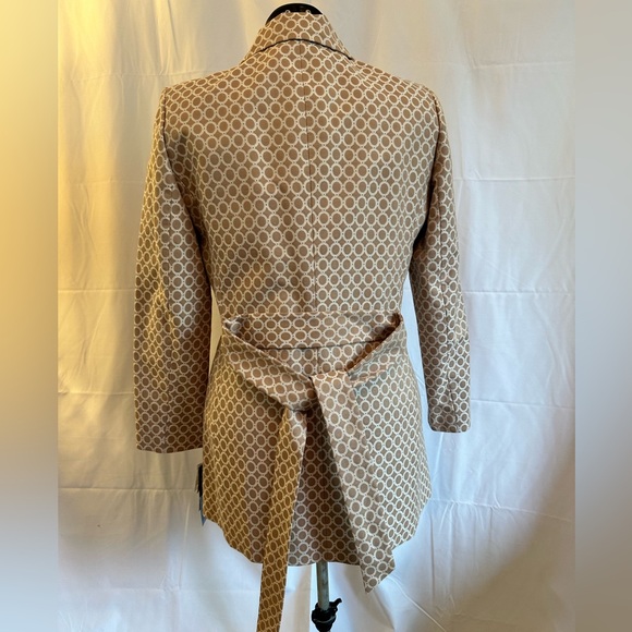 Le Suit Petite Button Trench Jacket Size 12 P NWT - Picture 4 of 11
